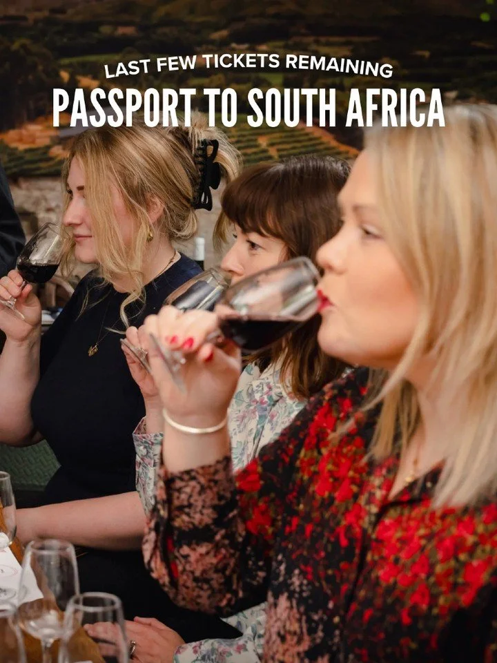 Last few tickets remaining for our Passport to South Africa tasting on the 16th of March 🛂  If you can't make this tasting, great news: we've added more dates to our Passport to South Africa Tasting.
 
🛫 Departure time: Monday 16th March 7.30pm
📍D
