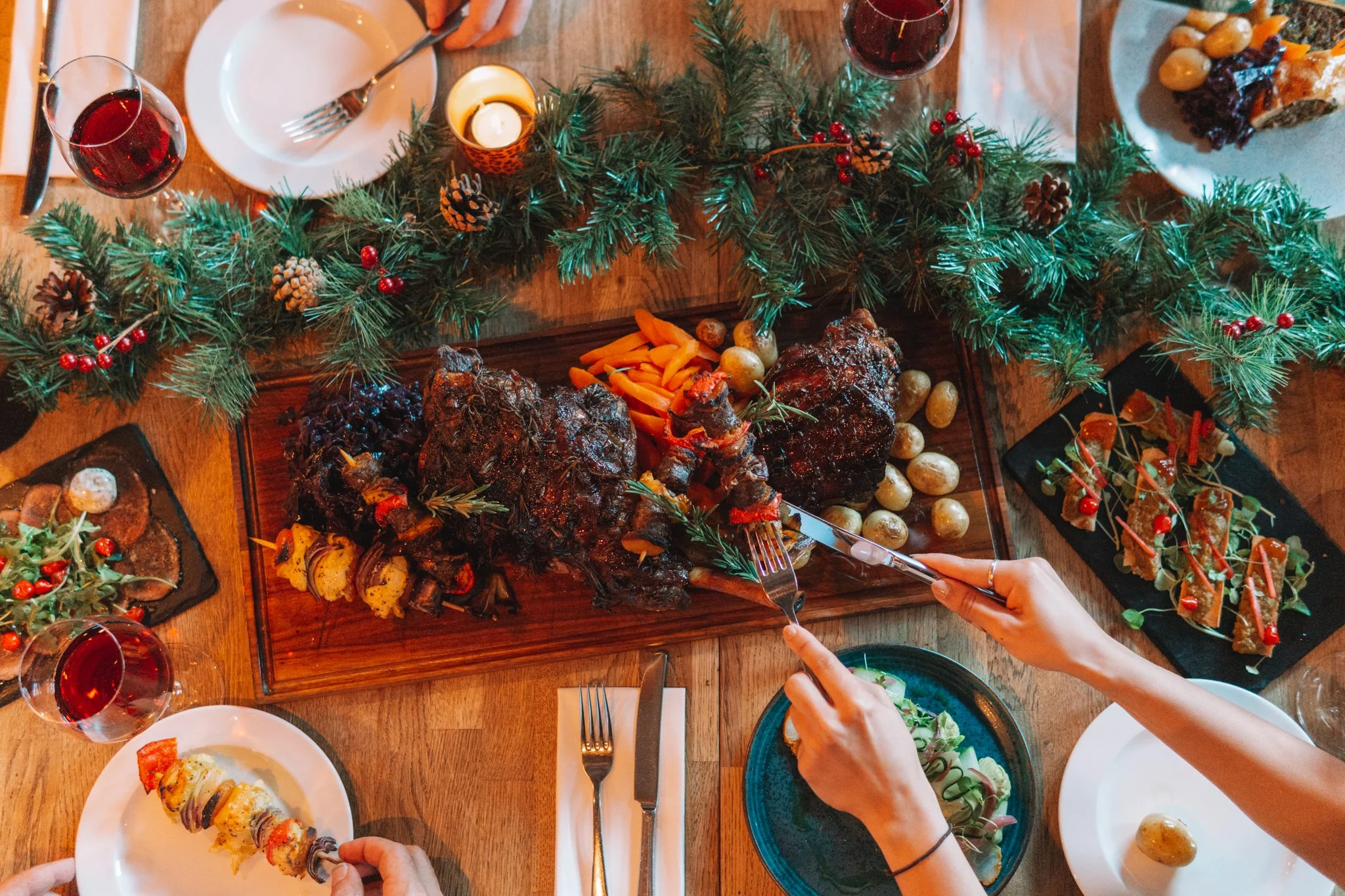 Christmas lunch or dinner festive event