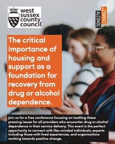 Today @thepeoplesrecoveryproject are presenting at a conference in @lovewestsussex organised by @alcoholchangeuk with members of our community talking about the key foundations to achieving and sustaining recovery.

We are particularly looking forwar