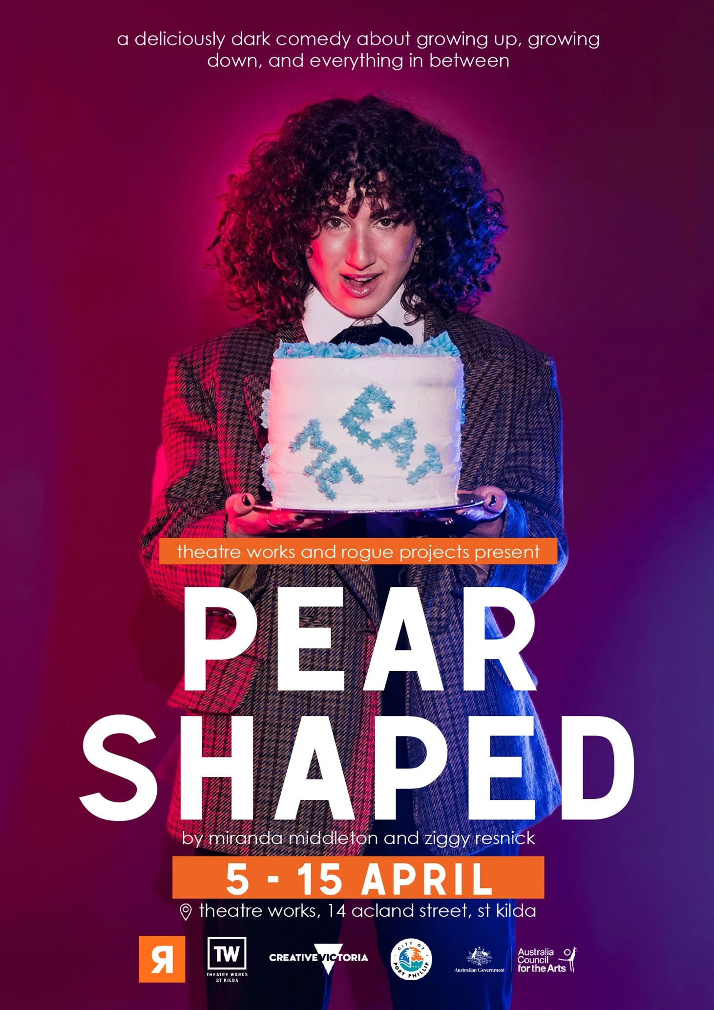 2023 - Pear-Shaped - White Rabbit (Puppeteer) & Ass. Stage Manager - Rogue Projects & Theatre Works