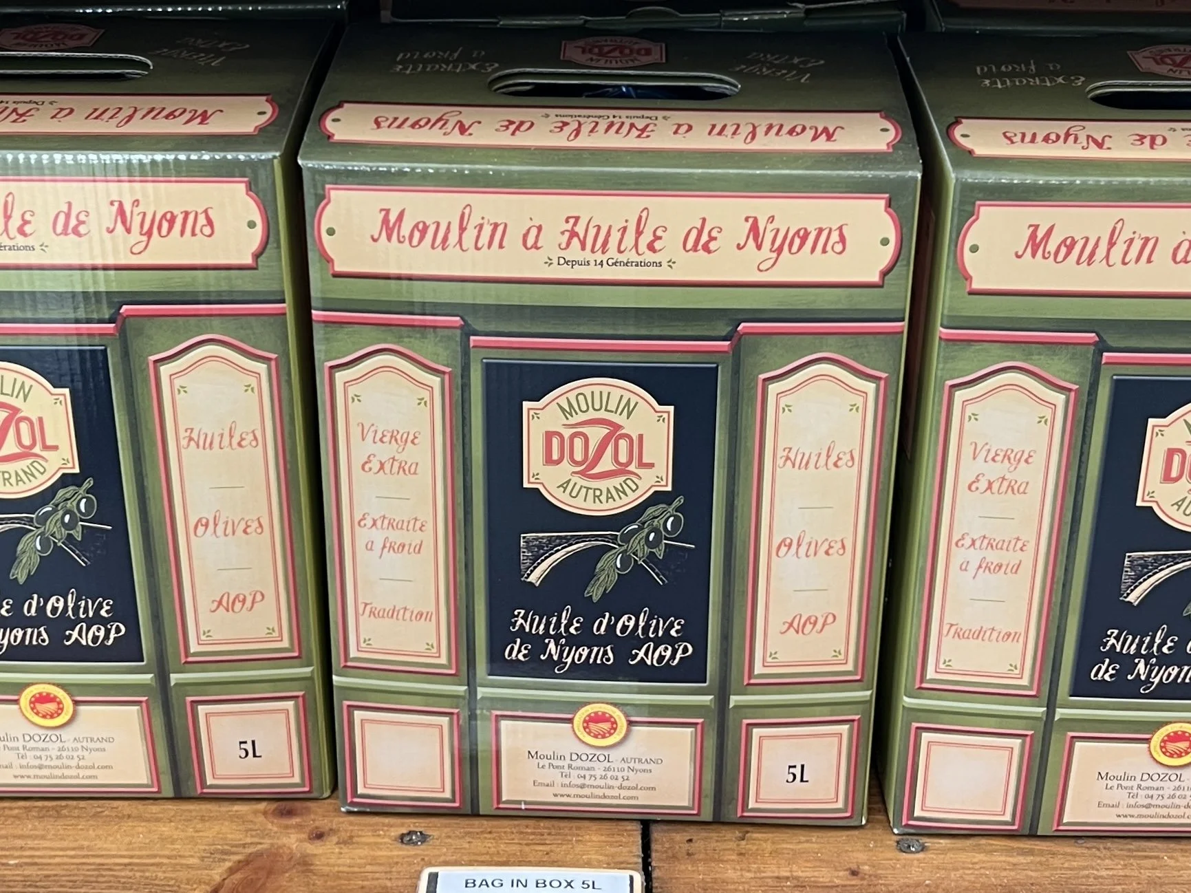 Huile d’olives de Nyons AOP