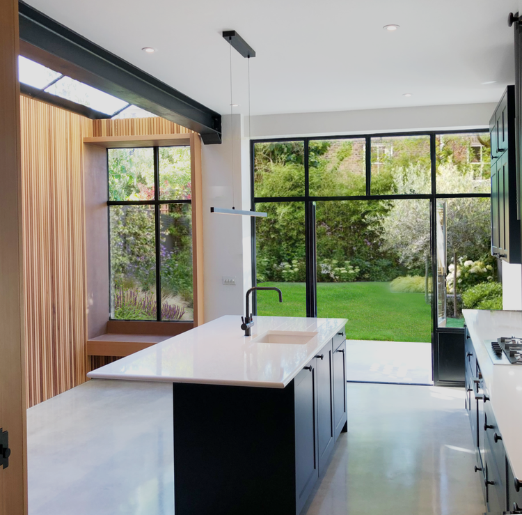 Rear kitchen extension kitchen design