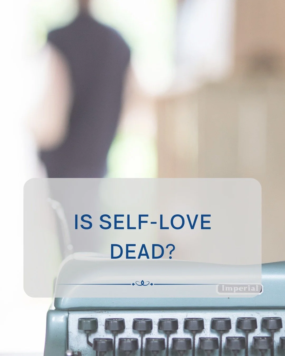 Valentine&rsquo;s Day always asks the same question:

Who do you love?

But, do you actually know yourself well enough to love them?

Self-love is about as commercialised as Valentine's Day now, but real self-love is not packageable.

It's awkward as