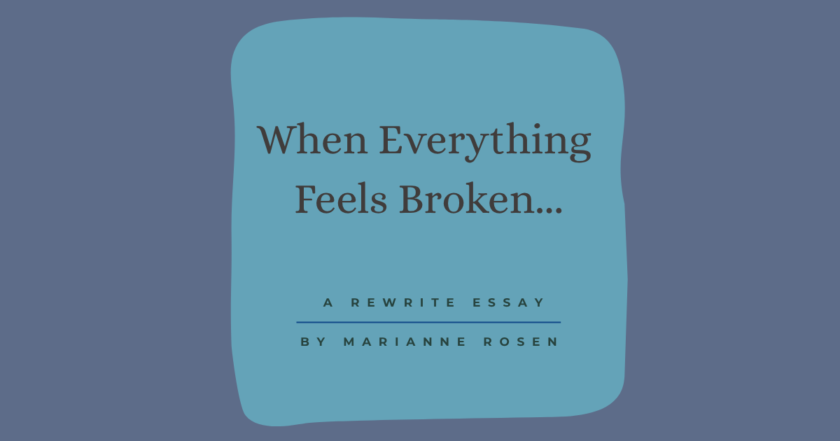 When everything feels broken, what do I change?