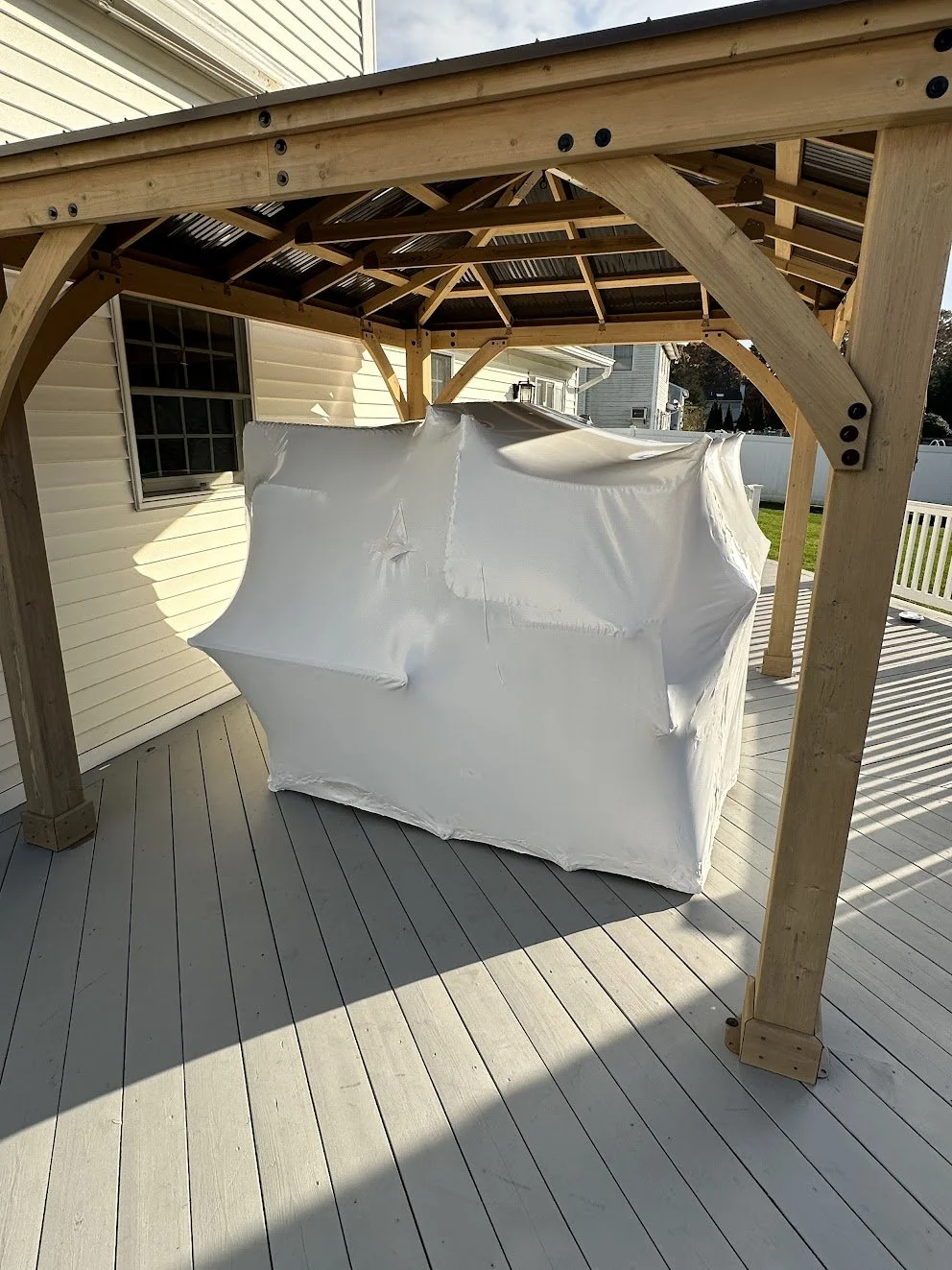 "Year-Round Peace of Mind: How Shrink Wrapping Outdoor Furniture Saves You Stress"