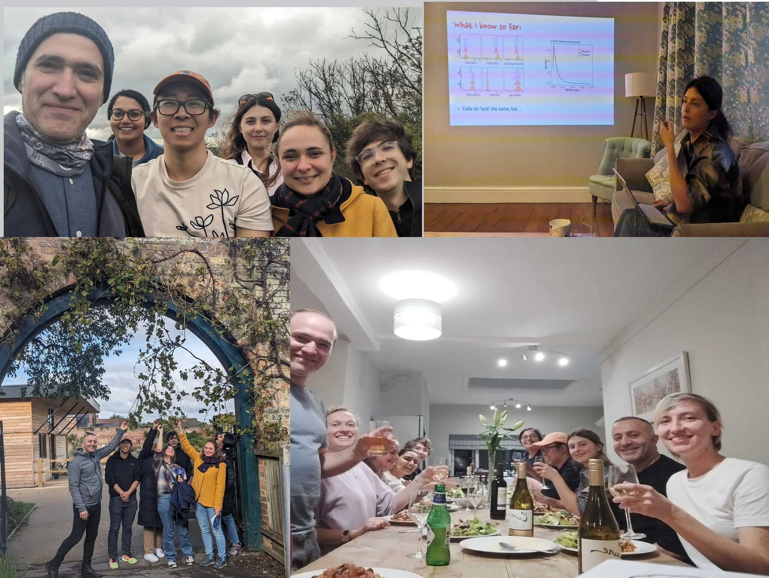 October 2024: Lab retreat in Gloucestershire.