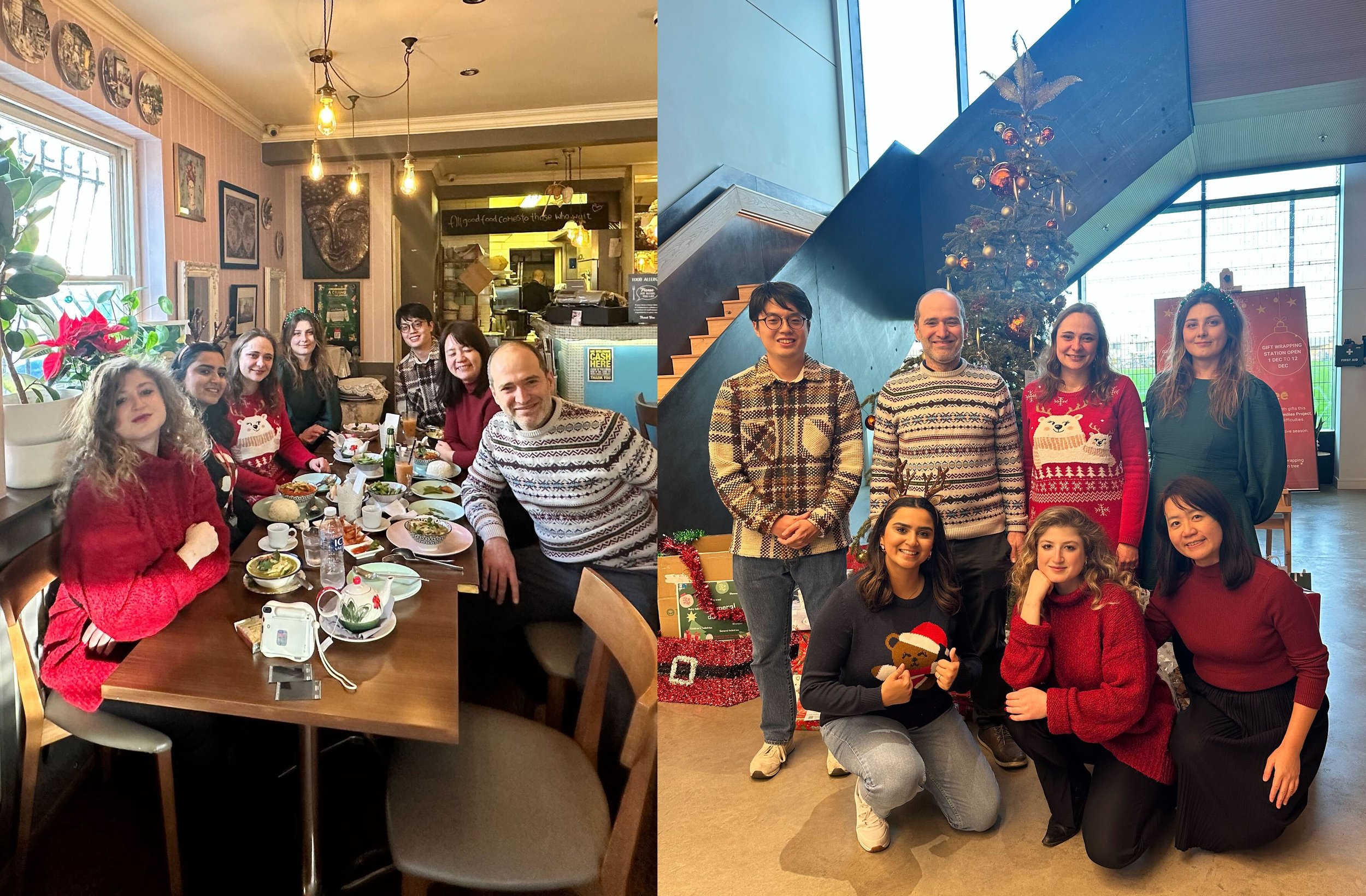 December 2025: Christmas lunch.