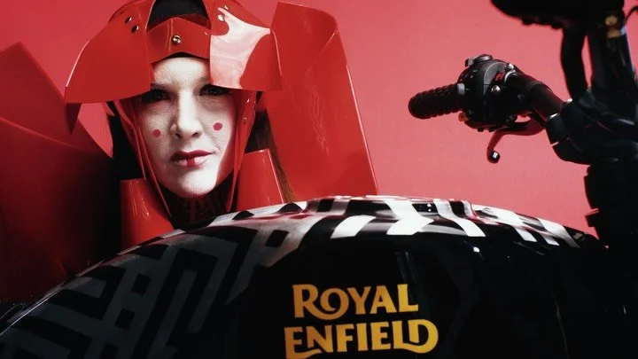 Scenes from a two-parter made for Royal Enfield x Sideburn for their very special collab custom build named &lsquo;Modern Primitive&rsquo;. Featuring the wonderful @stephbolam whose tattoos inspired the paintwork on the bike. Part 1: Art and Part 2:
