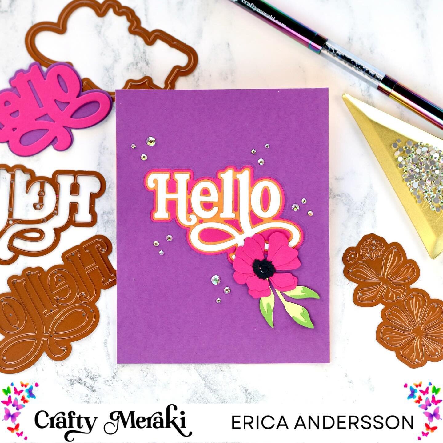 🌸✨ Get ready to fall in love with crafting all over again with Crafty Meraki&rsquo;s #MerakiHugs New Release! 🎉 
Experience the ultimate crafting joy as we introduce a delightful twist to sentiments and unveil stunning new layering floral dies - a 