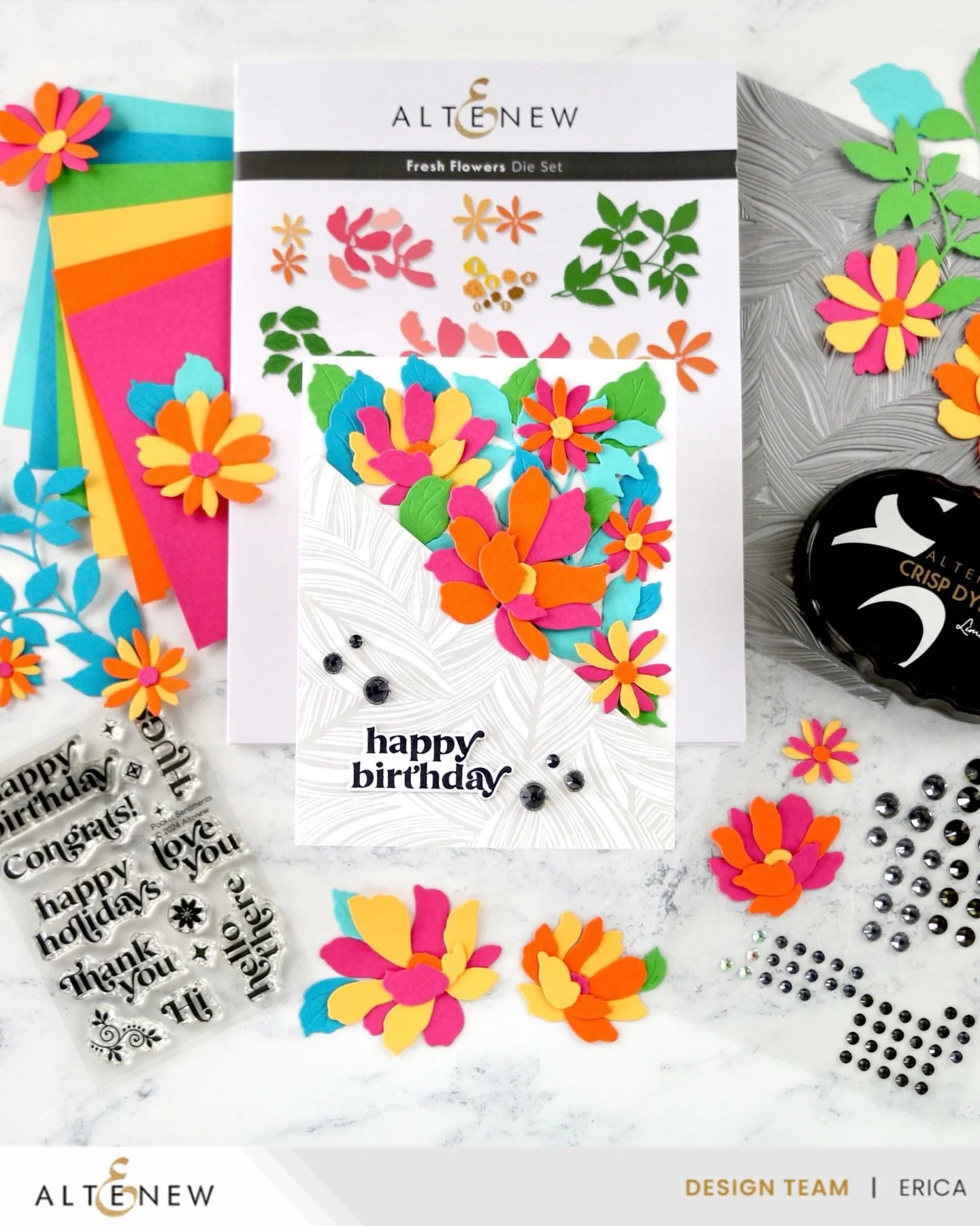 I&rsquo;ve got a very colourful video up on my YouTube channel today, showing off some fabulous coloured cardstock from @altenewllc. It just so happens to be 20% off the entire range right now too! Offer available until Feb 26th so don&rsquo;t delay 