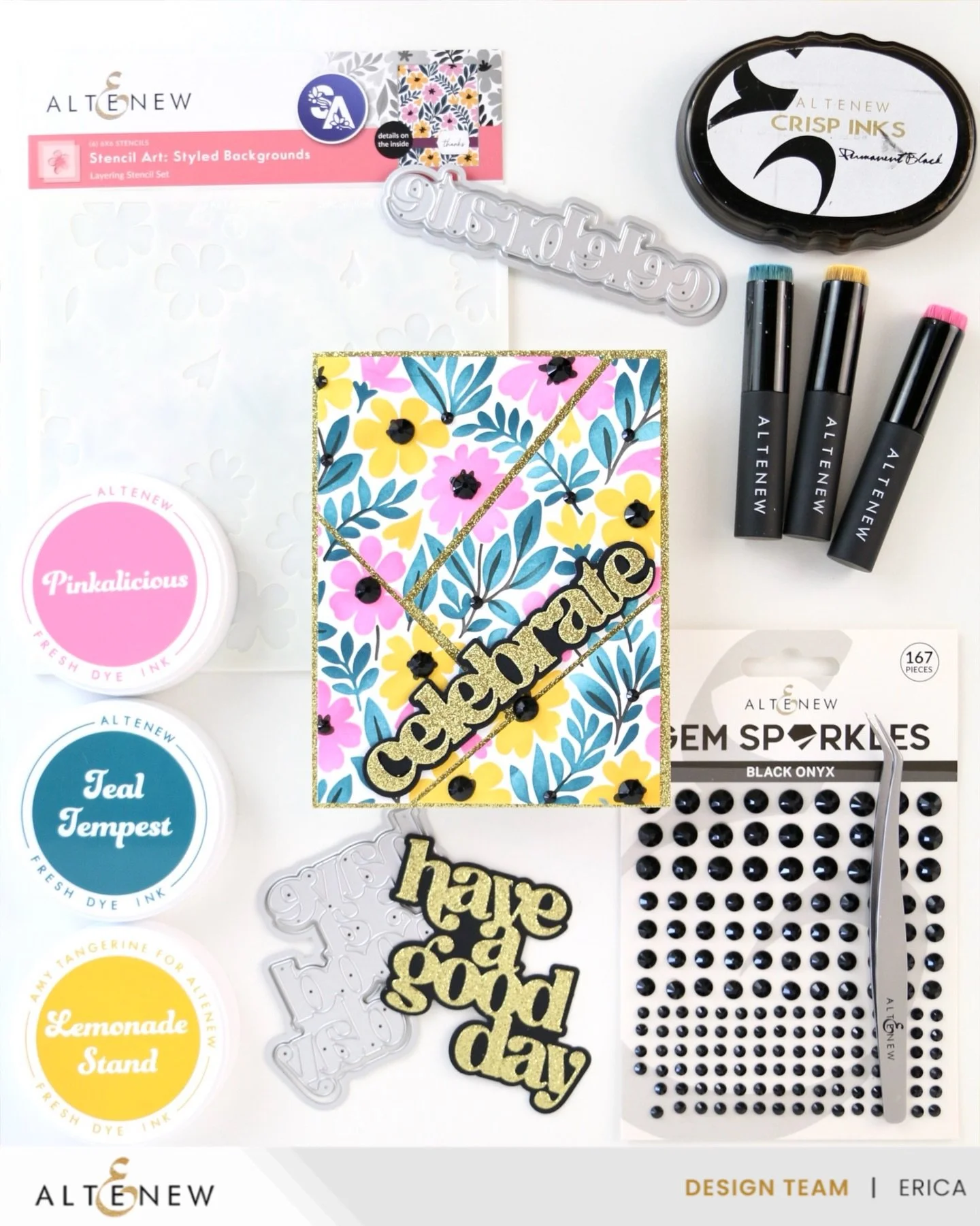 It is quite possible I have nothing to celebrate right at this moment as I will surely fade away from this world due to over-dramatics (otherwise known as &lsquo;the flu&rsquo;) BUT I managed to make and schedule a blog post and video on the @altenew