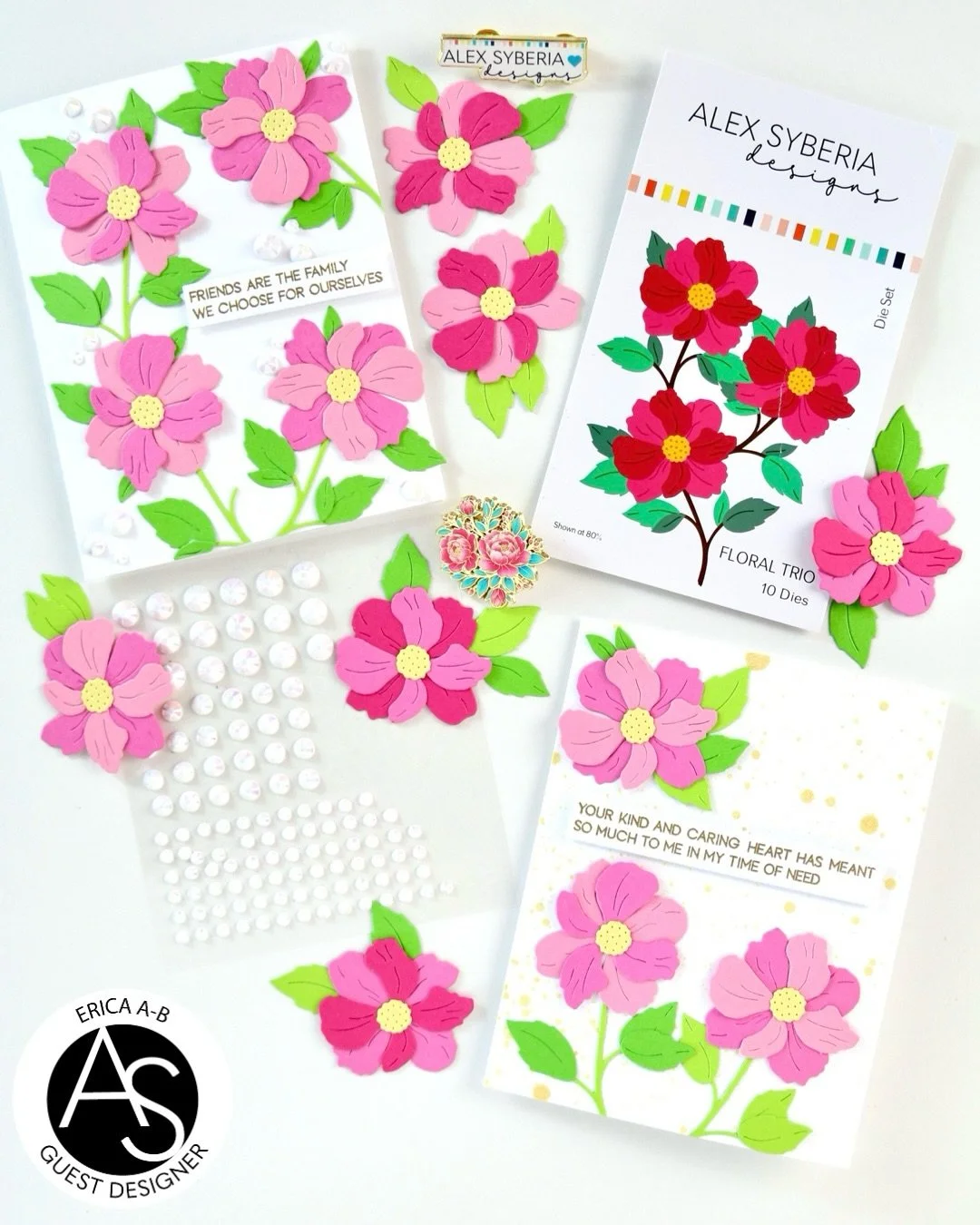 Please note I had to post this early as I won&rsquo;t have my phone at the time of the hop due to birthday celebrations! The hop goes live at 15.00 CET, 2pm UK time and 9am Eastern. 
🌸Syberia Designs Lush Florals Release Hop &amp; Giveaway 🌸

Alex 