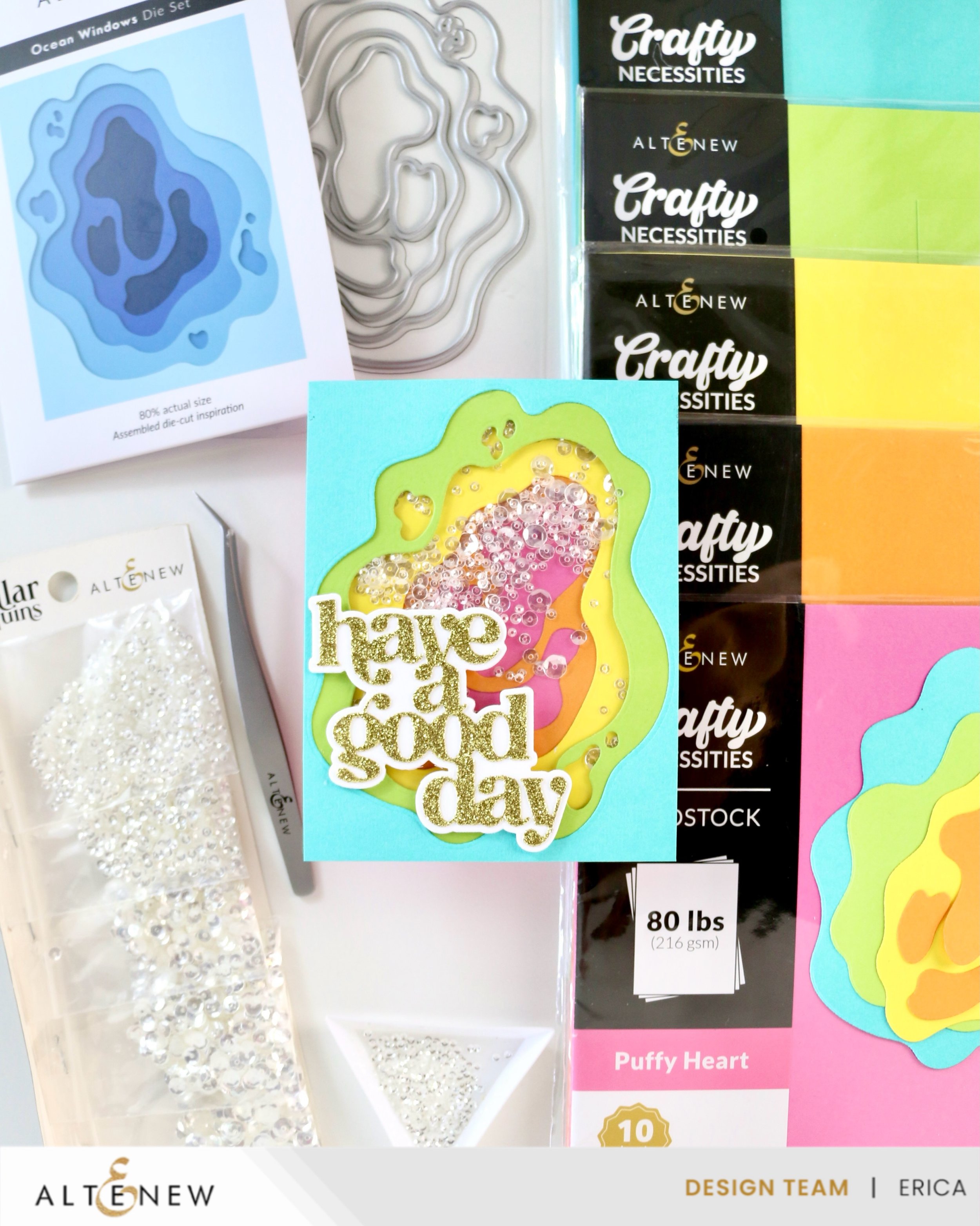 Yesterday I shared this colourful and sparkly shaker card as part of a YouTube Shorts hop hosted by @altenewllc. There is a giveaway too 🤩 
I might shift some more focus onto YouTube this year as I&rsquo;ve had a couple of comments saying they wish 