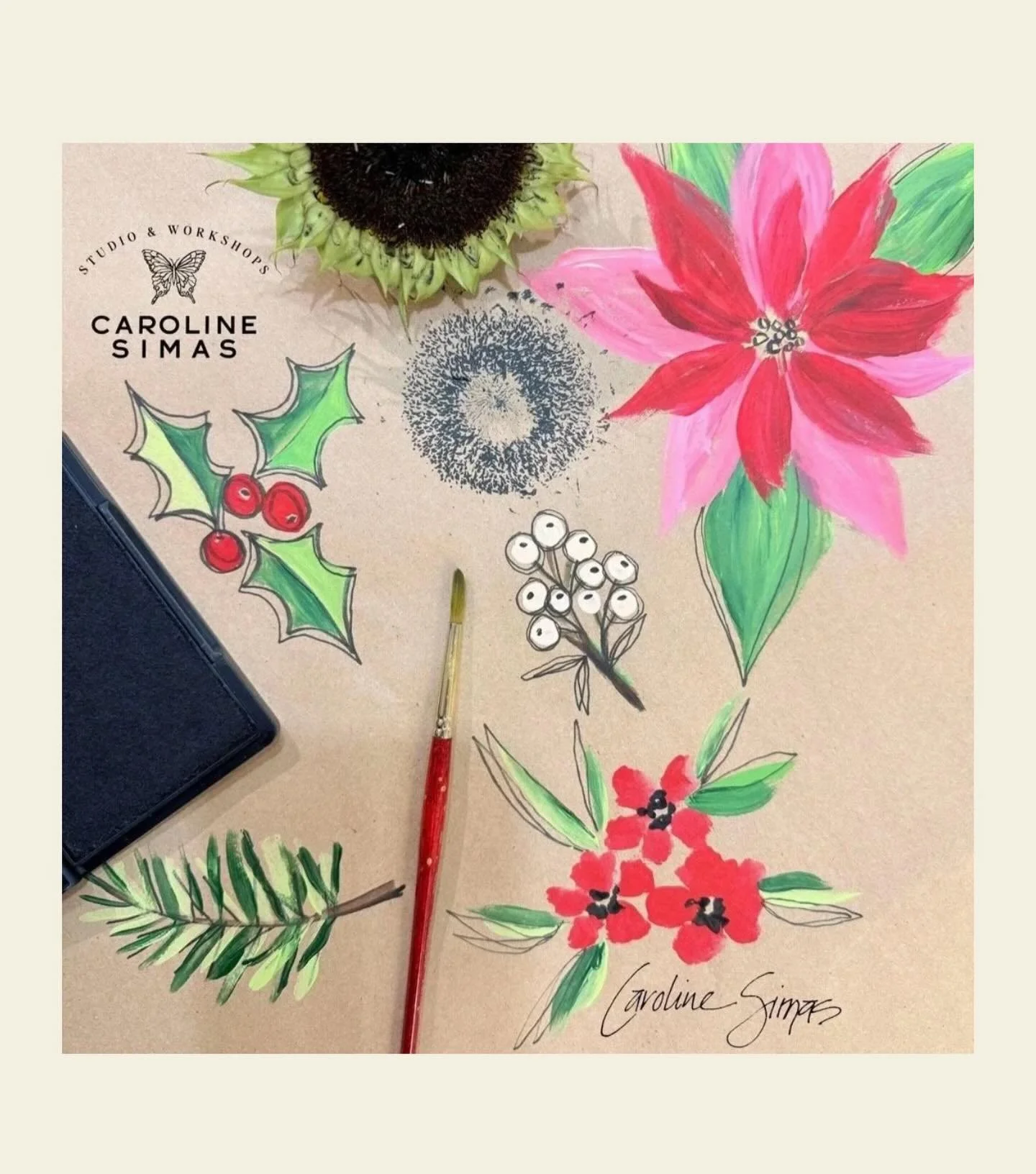 FA LA LA LA LAST CALL! Today is the last day to register for my special workshop at Wing Haven Gardens! I&rsquo;ll be teaching tomorrow morning from 10am until 12:30pm and I would love for you and a friend to join the fabulous ladies who are already 