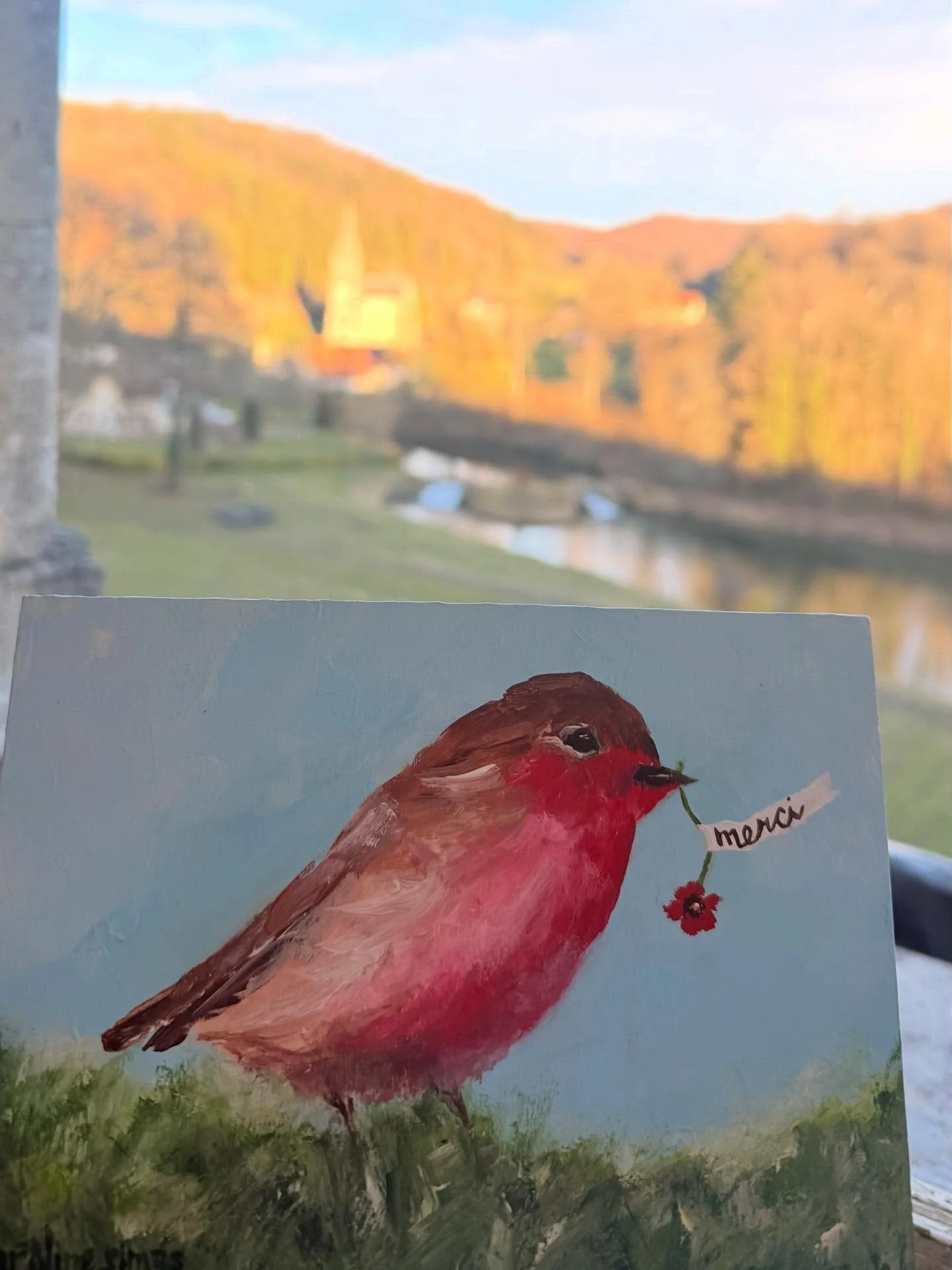 MERCI forever and ever with memories to hold dear of my artist residency 🇫🇷❤️ @chateau_orquevaux @studio_chateau_orquevaux 
I wrote all about it on the blog and linked to the work of all the incredible creatives who joined me from around the world.