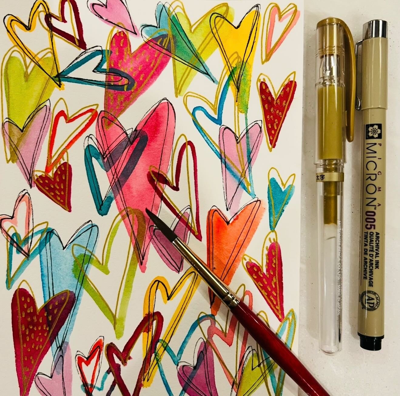 Happy Valentine&rsquo;s Day my loves! Thanks as always for following along this wild and wonderful creative journey! SOOO many exciting things in progress- stay tuned! Sending you all loads of 🩷❤️🧡💛💚🩵💙💜🤎🖤🩶