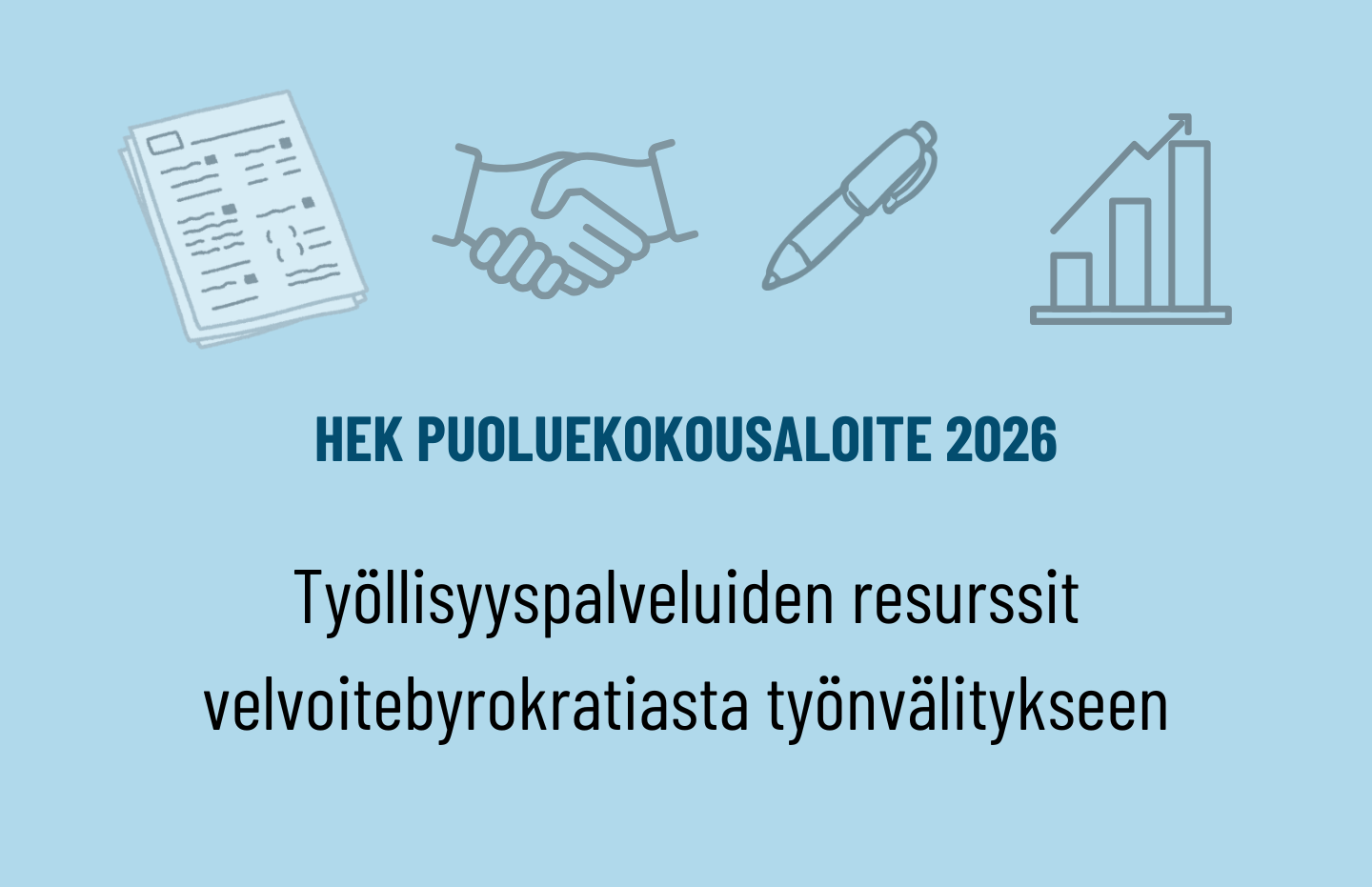 Puoluekokousaloite: Työllisyyspalveluiden resurssit velvoitebyrokratiasta työn välitykseen