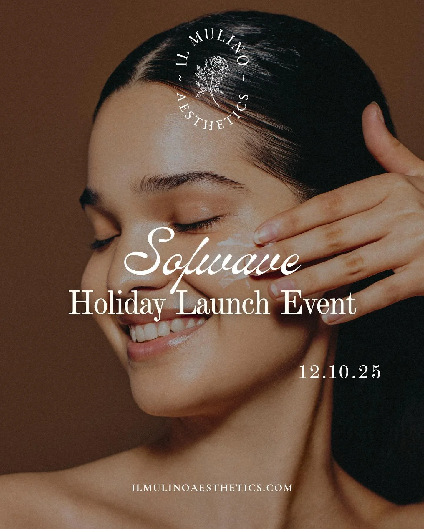 You&rsquo;re invited to our Sofwave Holiday Launch Event! ✨
December 10 | 5&ndash;8 PM

Sofwave is a non-invasive skin-tightening treatment that stimulates collagen to lift and firm the face, neck, &amp; body &mdash; with no downtime. Come enjoy cate