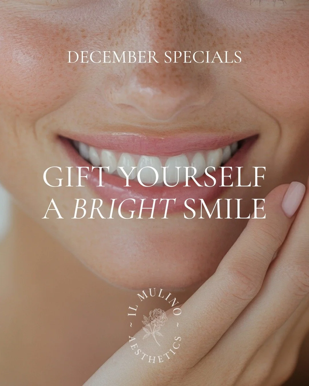 Brighten your smile this season! Get a 30-min whitening session for $99, or 60-min session for $165. 

🎁 Plus, get a $50 e-gift card for a future service.

Click the link in our bio, or call/text (716) 954-3122 to book your session!

#IlMulinoAesthe