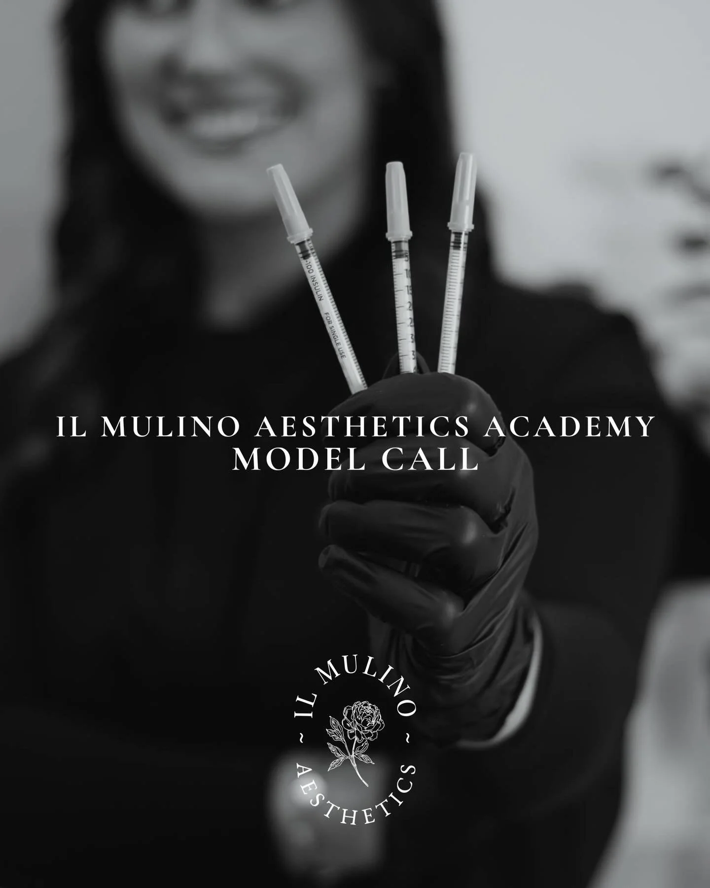 We&rsquo;re looking for models this Saturday, April 25th at Il Mulino Aesthetics Academy ✨

Receive discounted treatments while helping our students gain hands-on experience under the supervision of licensed medical professionals.

Exclusive Model Pr