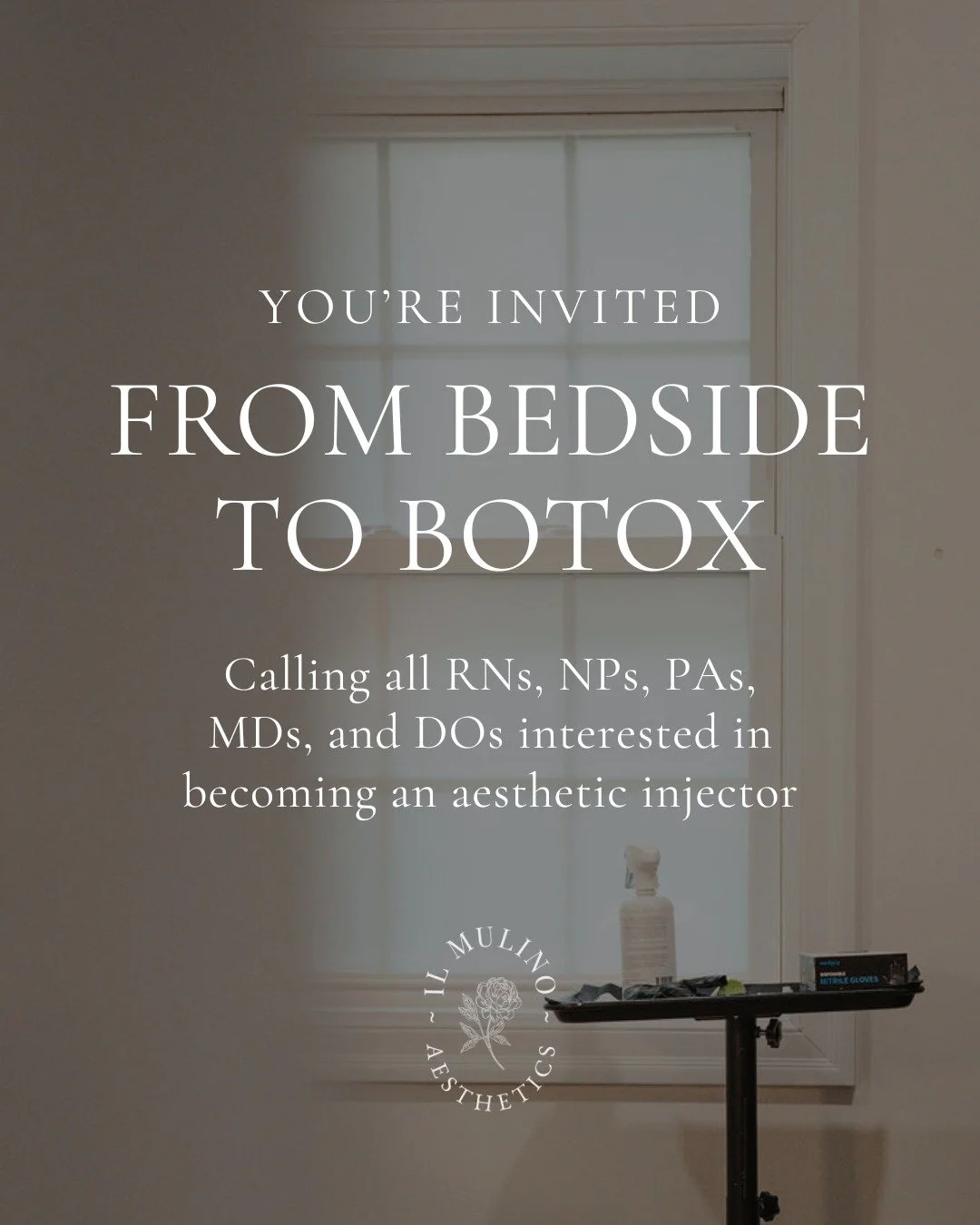 Want to be an aesthetic injector?💉 You're invited to our exclusive seminar, &ldquo;From Bedside to Botox&rdquo; on June 17th at 5 pm! 

Don&rsquo;t miss your chance to access fast-track incentives designed to accelerate your career. 

Seats are limi