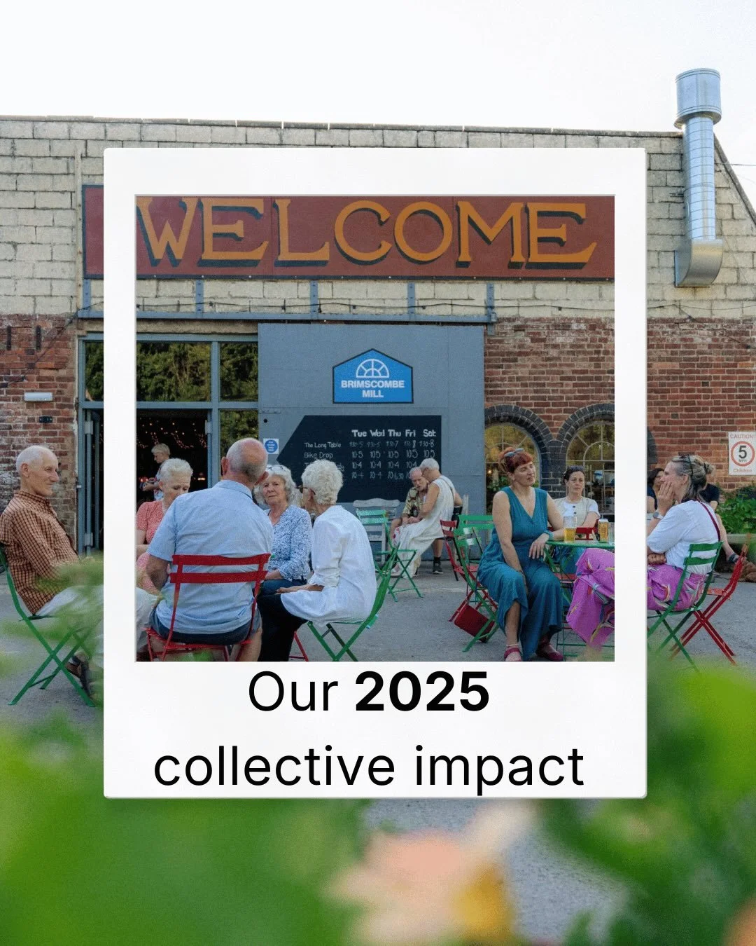 We are super excited to share the collective social impact of all the social enterprises here at Brimscombe Mill for 2025. Read below to find out more. 

Each of the social enterprises on site here at Brimscombe Mill have their own unique set of soci