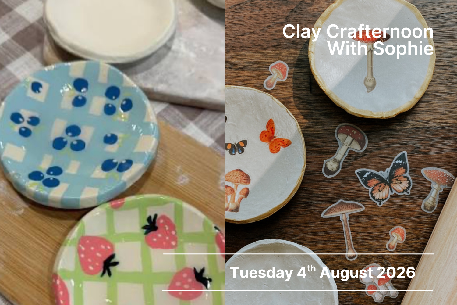 Crafternoon with Sophie: Design and make your own trinket dish