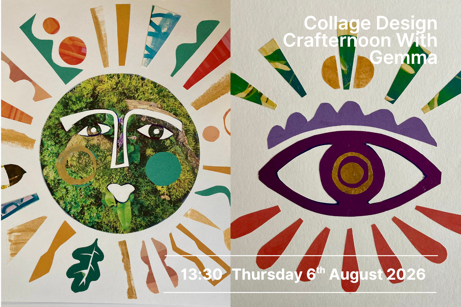 Crafternoon with Gemma: Design and make a collage