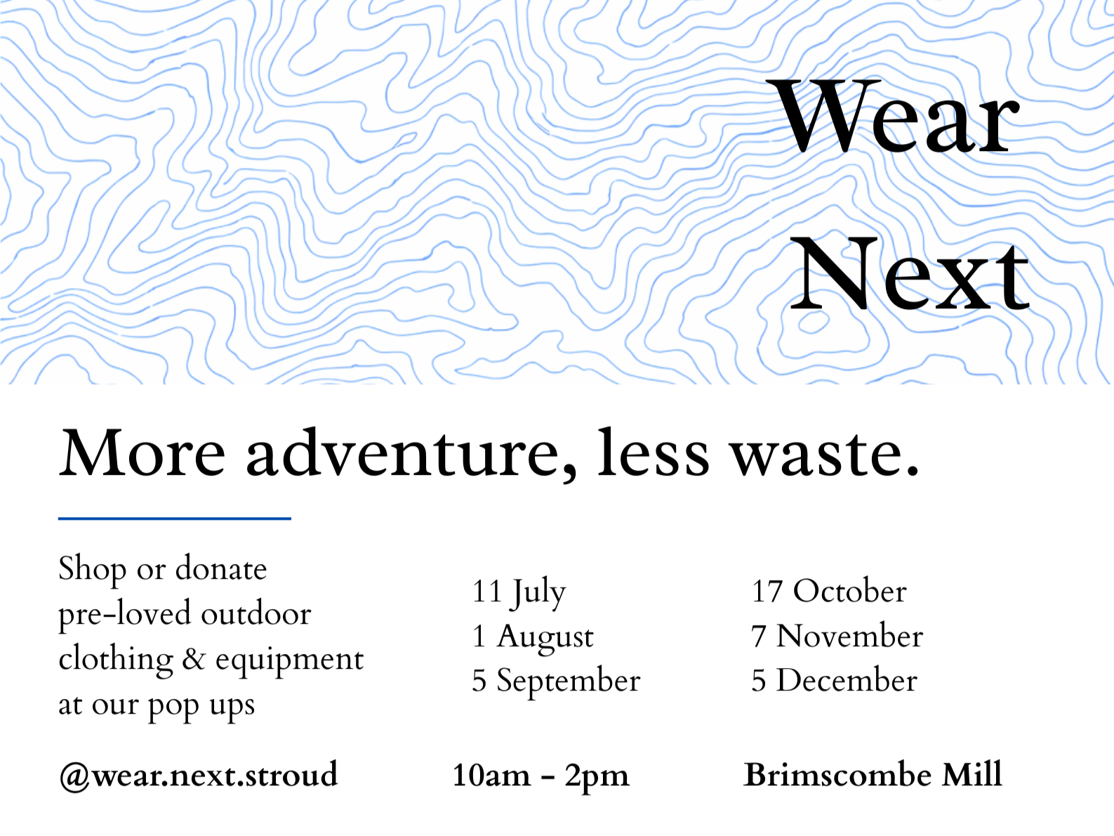 Wear Next Gear Amnesty and Pop Up Shop