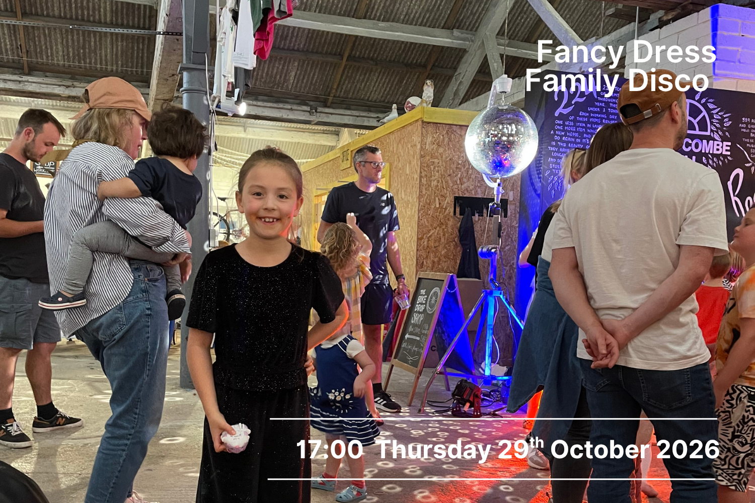 Fancy dress family disco