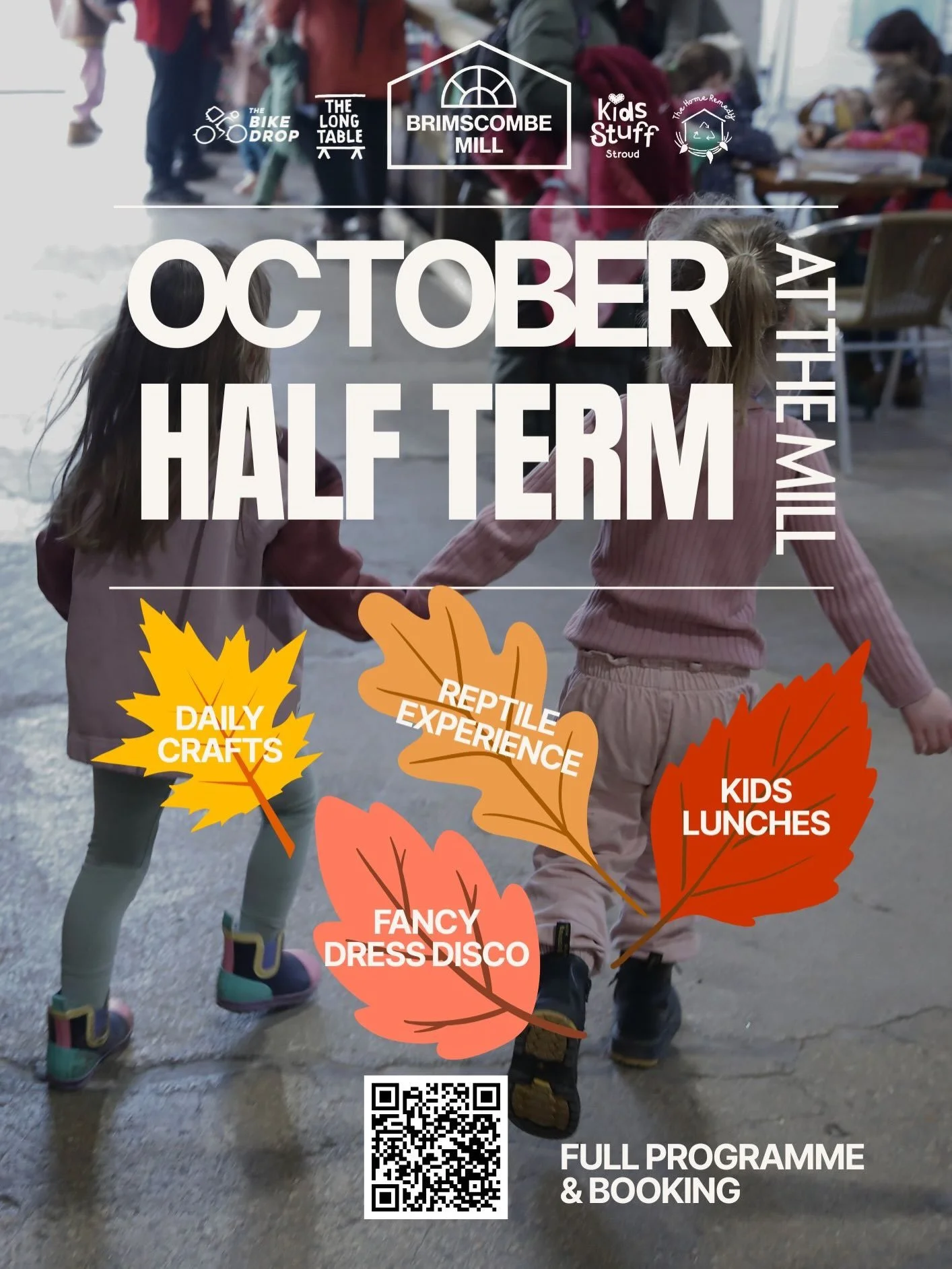 🎃October Half Term is almost here and we are excited. 🎃

Swipe to find out what&rsquo;s going on at Brimscombe Mill. We can&rsquo;t welcome to welcome you all down. 

For all details go to the Brimscombe Mill website.