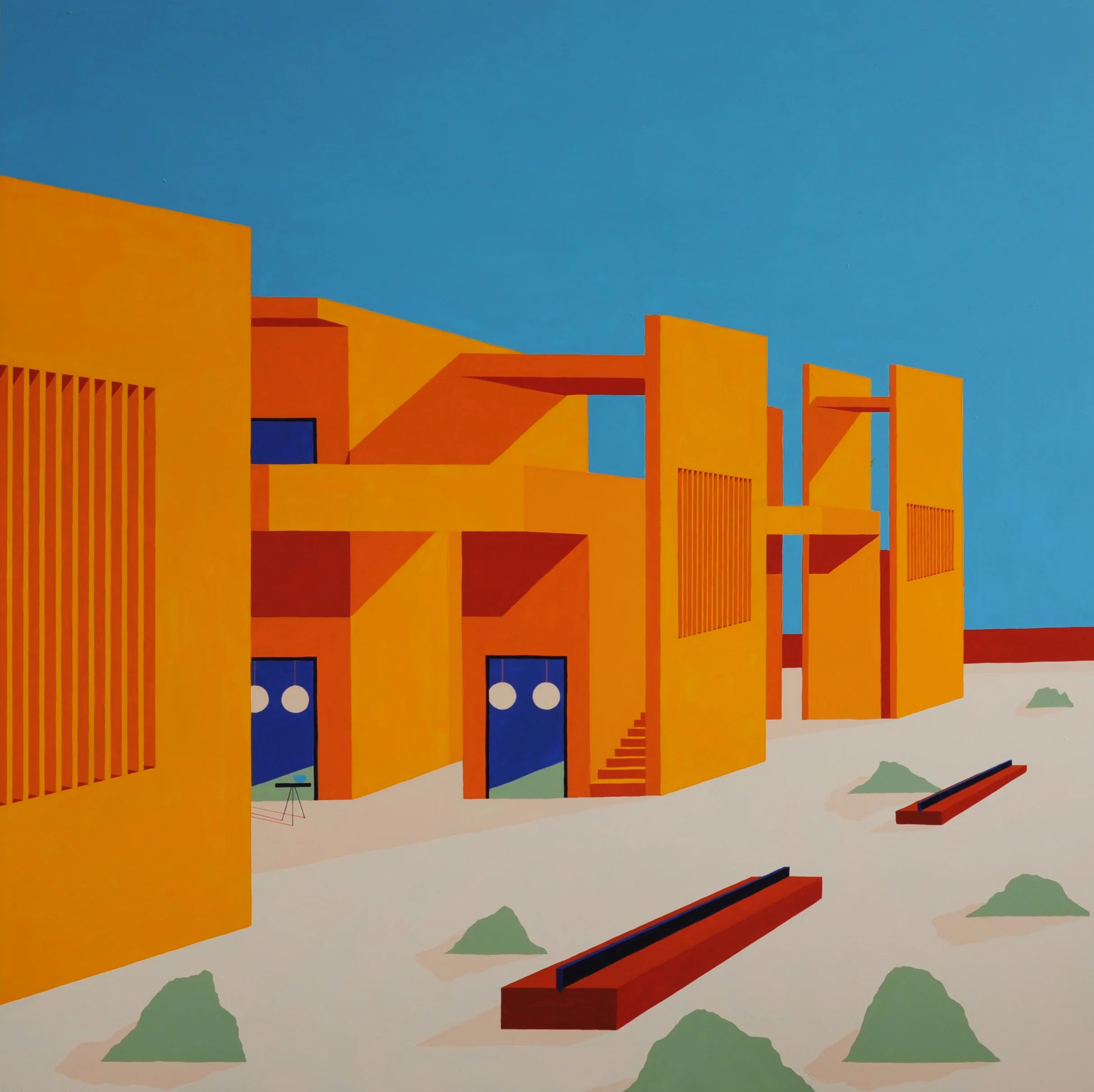 Triggs, 2022
Acrylic on board 100cm x 100cm SOLD