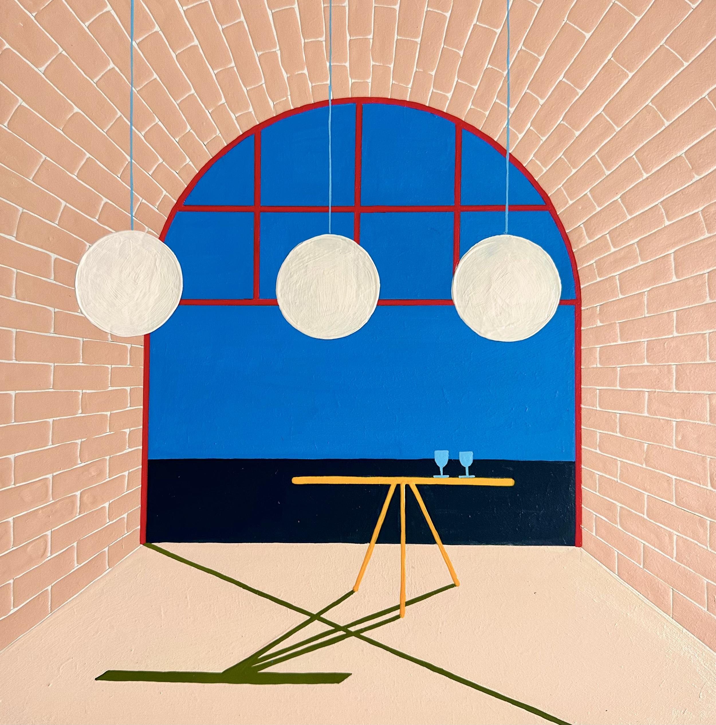 Rowe-Kerr, 2023
Acrylic on board 30cm x 30cm SOLD