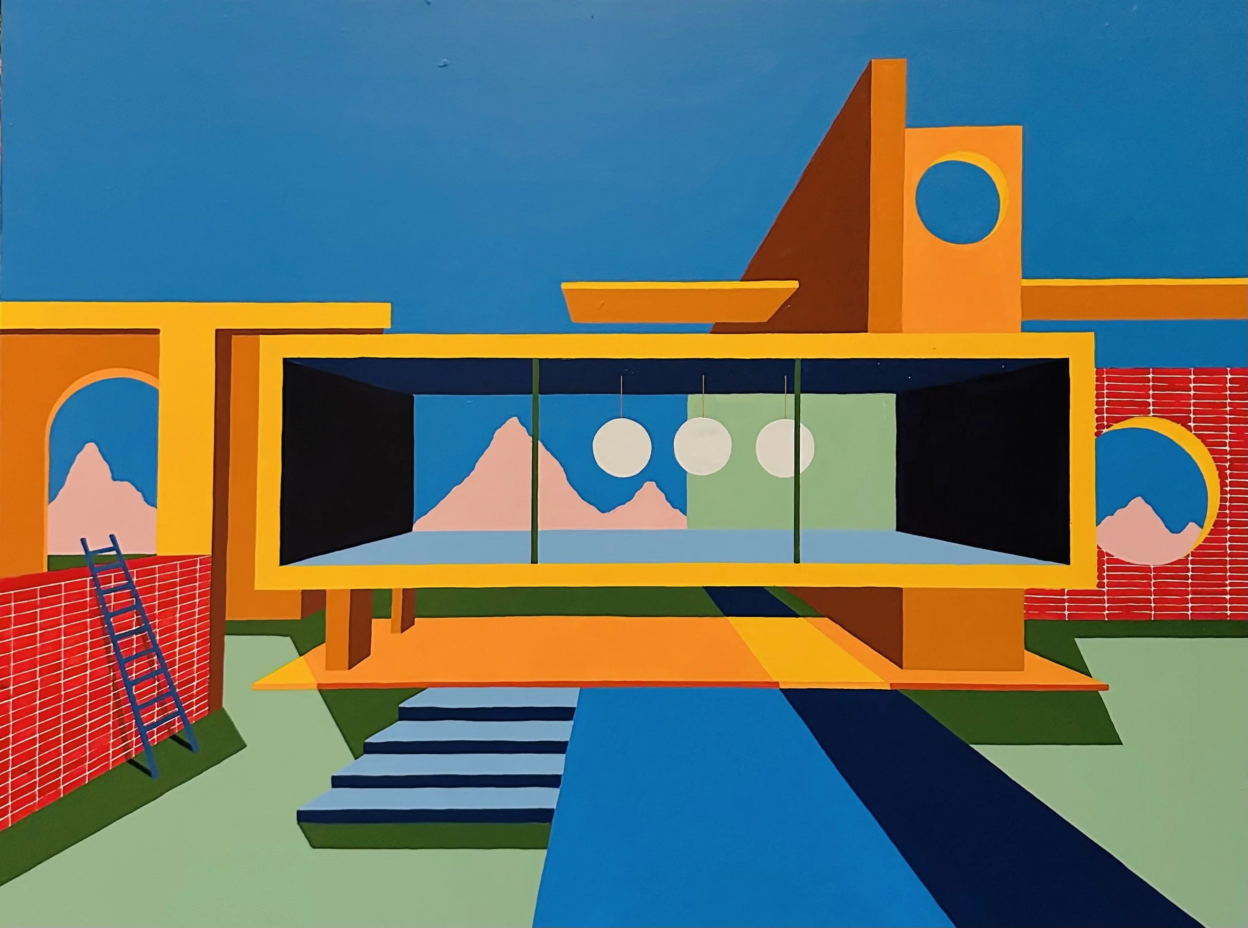 He Left 5 Yesterday, 2024
Acrylic on board 80cm x 60cm AVAILABLE