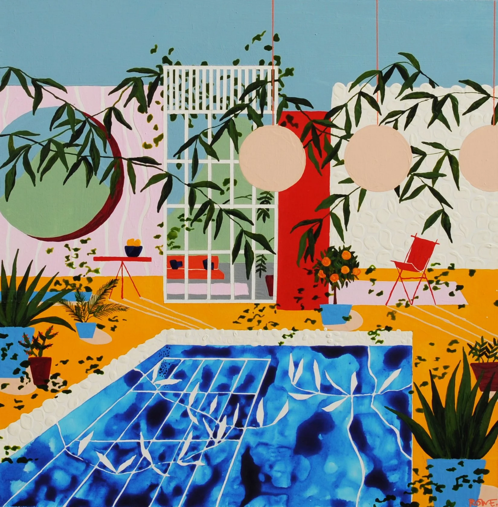 Milward, 2022
Acrylic and watercolour on board 30cm x 30cm SOLD