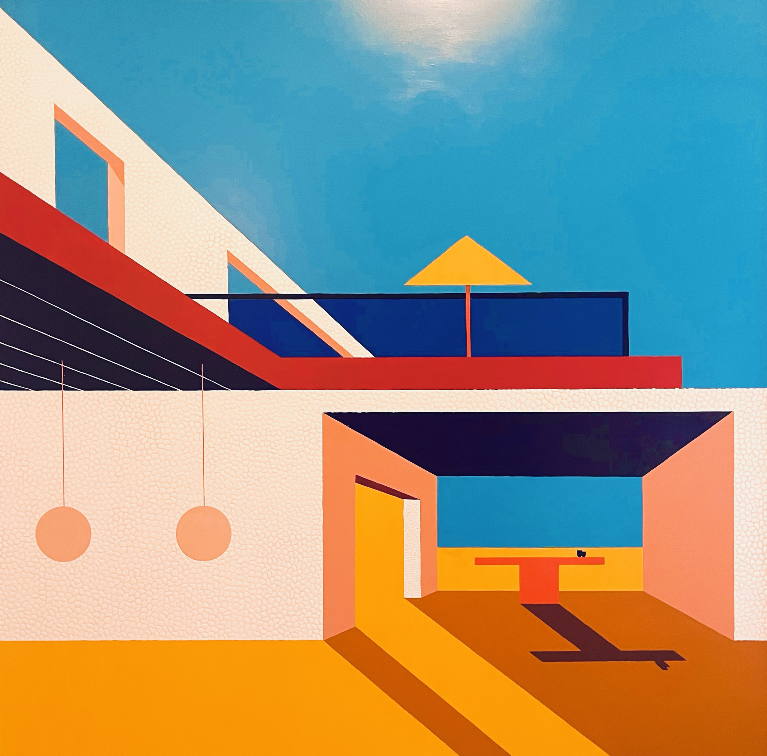 McWilliam, 2022
Acrylic and ink on board 100cm x 100cm SOLD