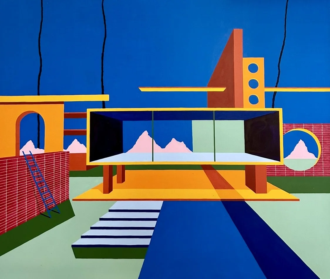 He Left 5 Days Ago, 2024
Acrylic on board 120cm x 100cm AVAILABLE