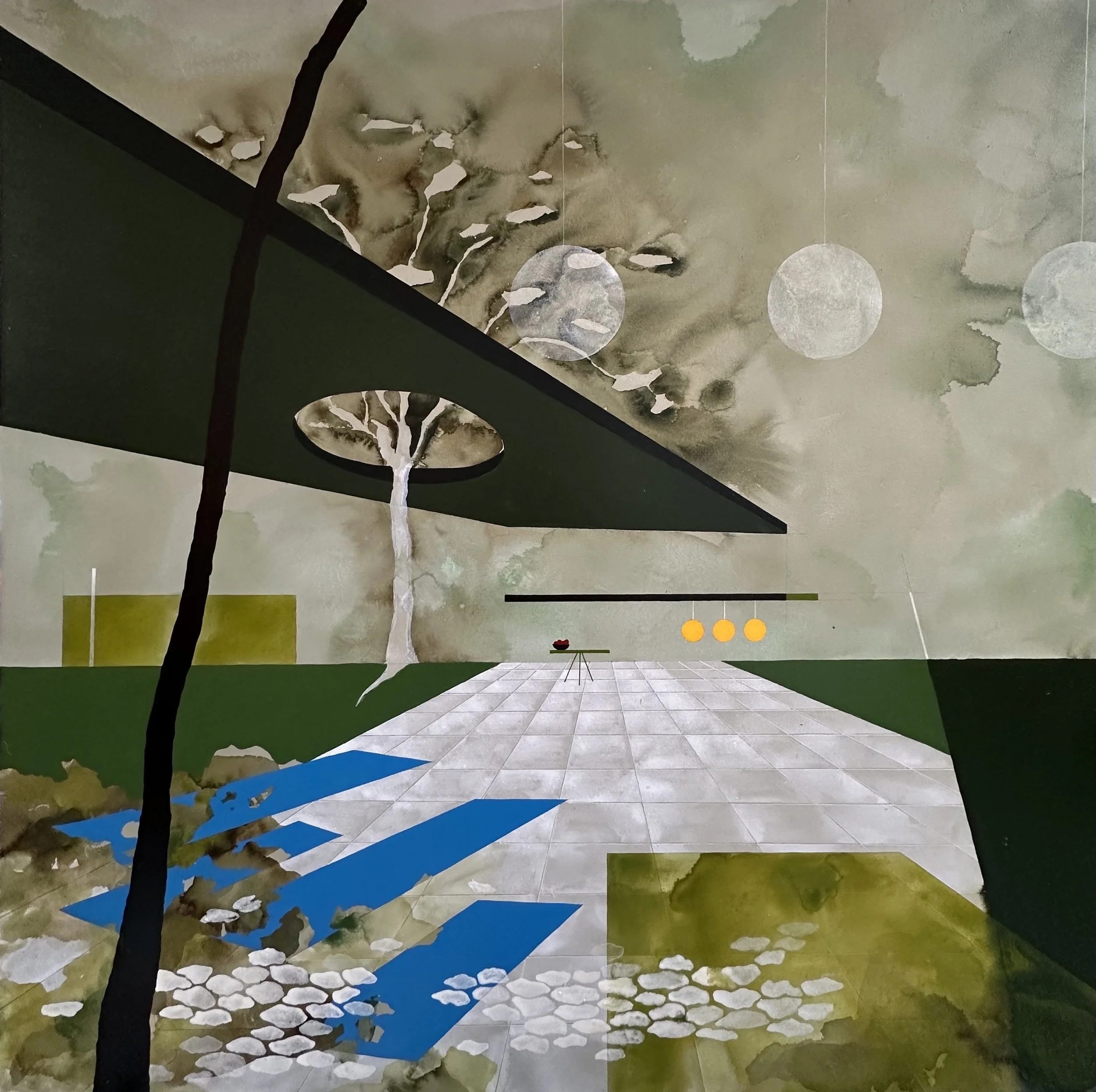 It Didn't Happen, 2024
Acrylic on board 100cm x 100cm AVAILABLE