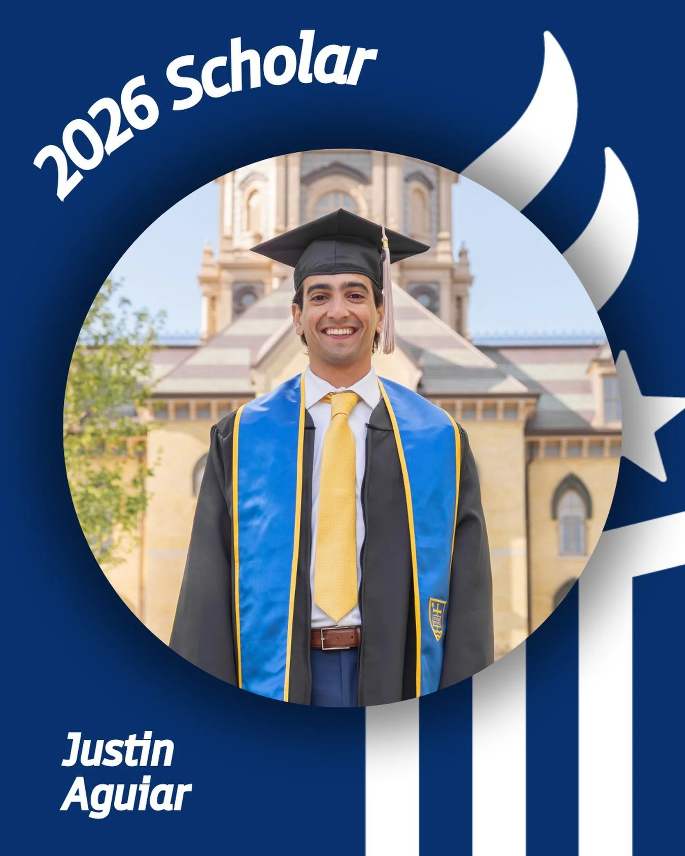 Justin Aguiar&rsquo;s journey began at Christopher Columbus High School, where he was recognized as a Mas Scholar and named a 2022 Mas Family Scholarships recipient.

He recently earned his Bachelor of Business Administration from the University of N