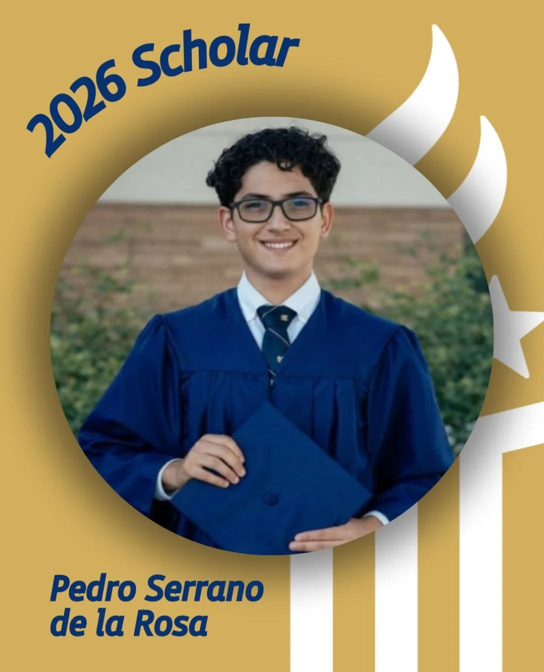 Pedro Serrano de la Rosa, a graduate of Mater Dei Catholic High School, he spent his early high school years commuting daily across the border to attend school in the United States. 

Through persistence and determination, he turned these challenges 