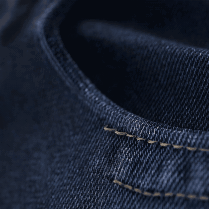 Close-up of Spanx authentic denim stitching, Spanx CGI product film by DissEmbargo with The New Company