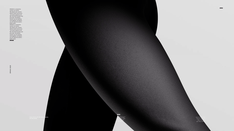 X-ray view of Spanx Booty Boost leggings, Spanx CGI product film by DissEmbargo with The New Company