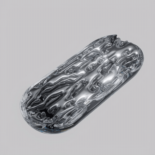 Glossy mitochondria-inspired form, Timeline Cure CGI animation by DissEmbargo for Timeline Nutrition