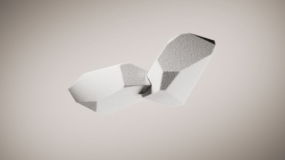 White sculpted form spinning, Thorne creatine CGI campaign by DissEmbargo