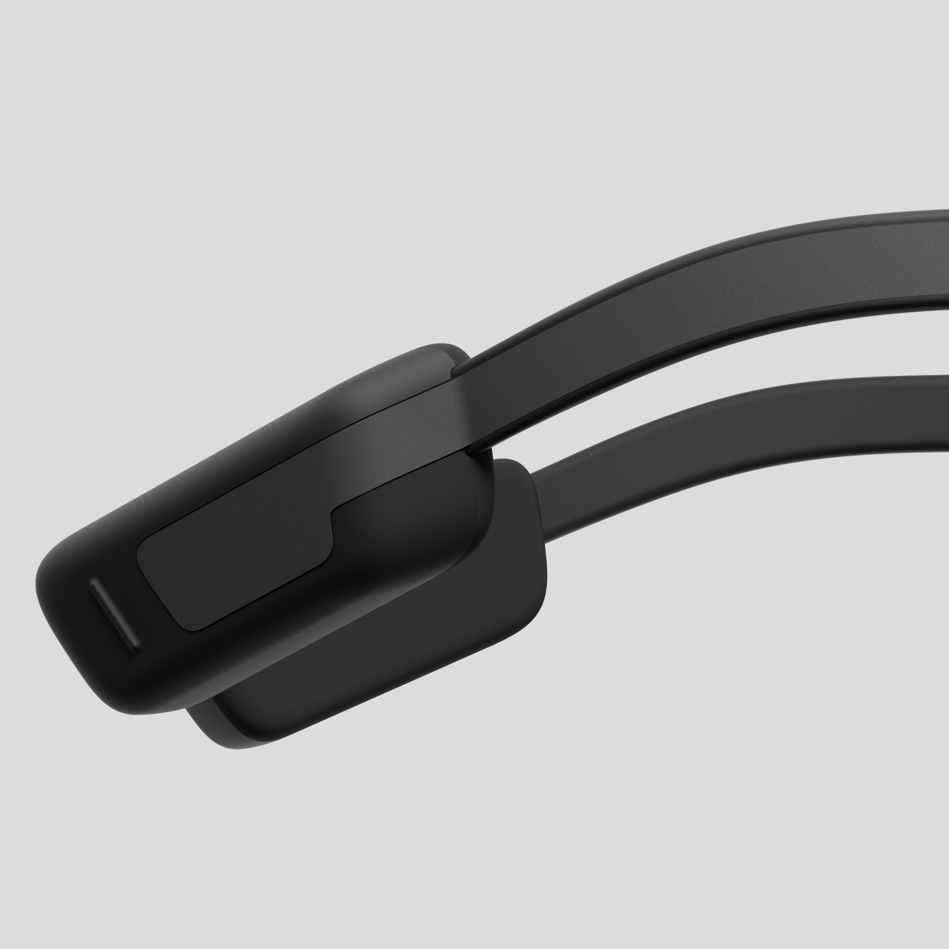 Even Realities glasses temple arm close-up, Even Realities smart glasses CGI by DissEmbargo