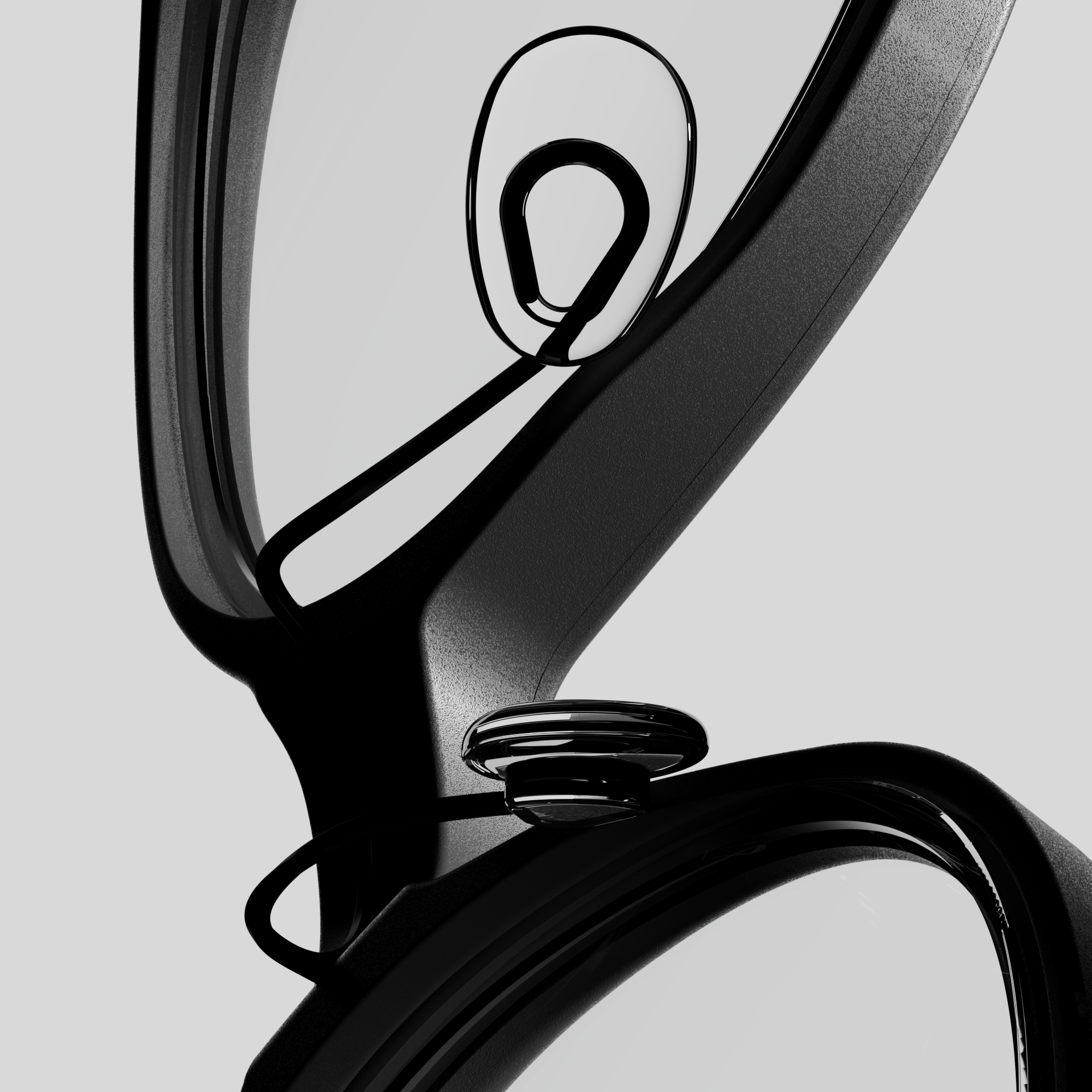 Glasses hinge and cable look development, Even Realities smart glasses CGI by DissEmbargo
