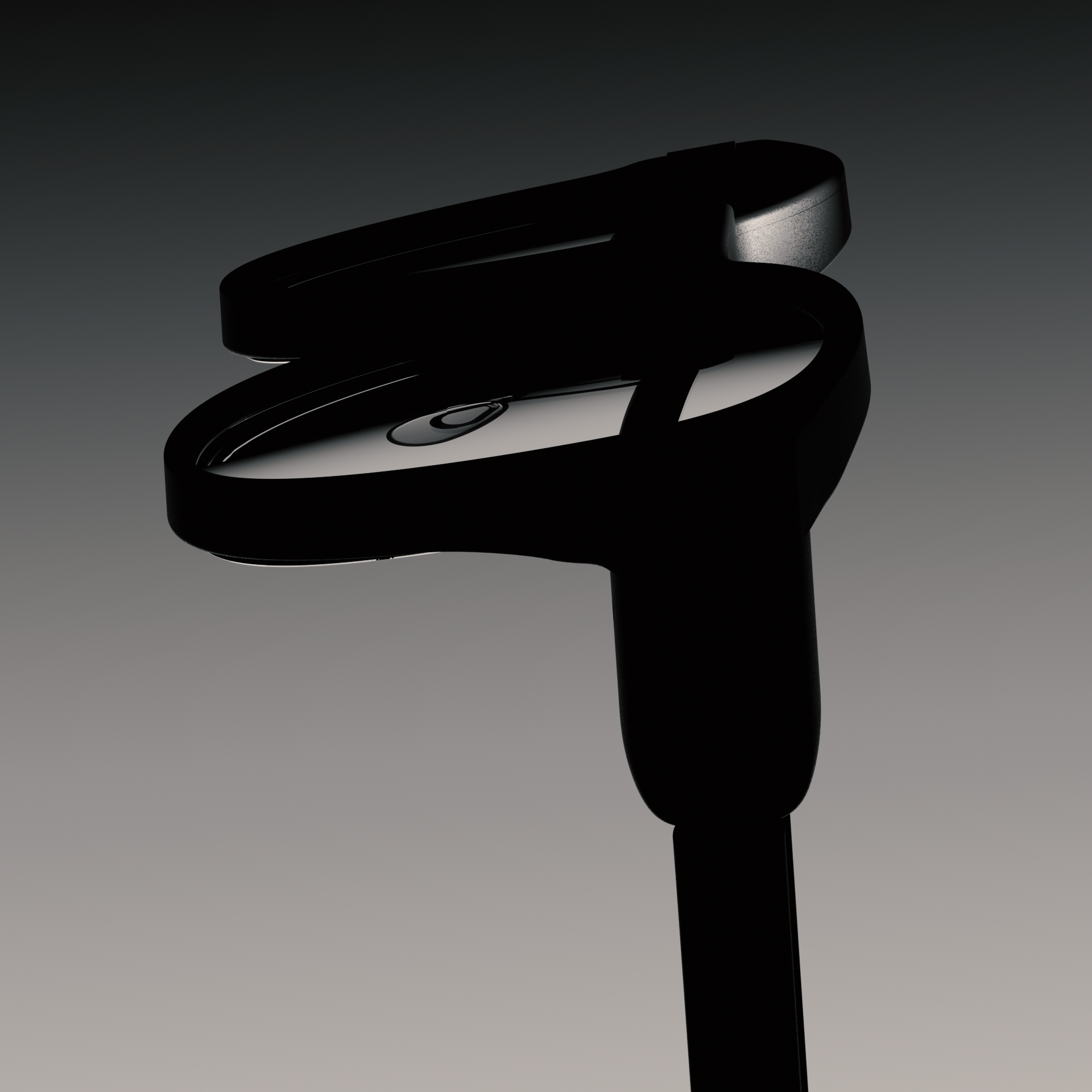 Folded glasses arm detail, Even Realities smart glasses CGI by DissEmbargo