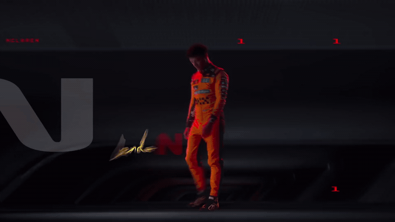 Red F1 logo on dark navy, Formula 1 2026 opening titles, 3D production by DissEmbargo