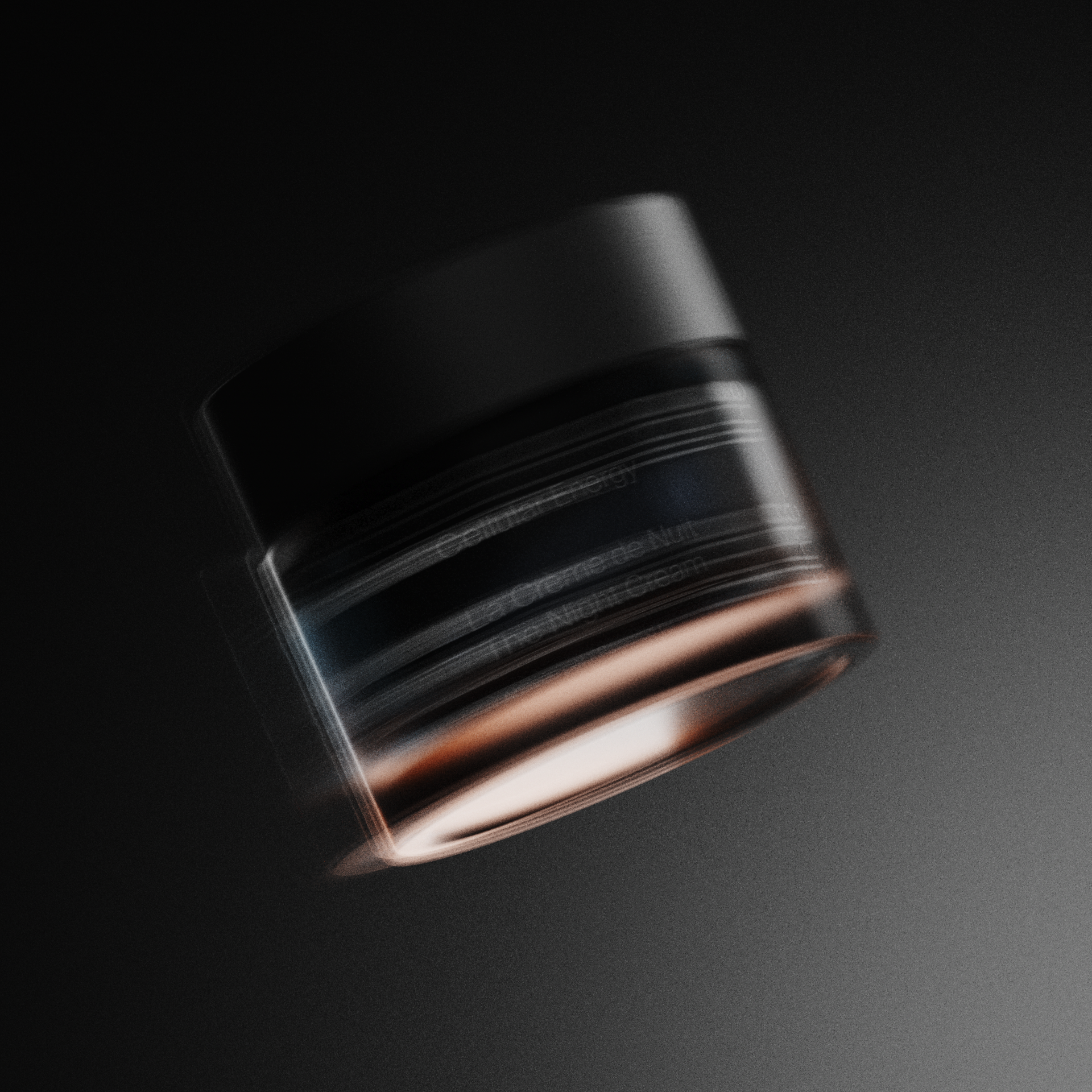 Timeline jar in dark light, Timeline Cure CGI animation by DissEmbargo for Timeline Nutrition