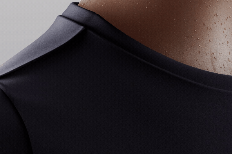 Spanx Sweat Tech top with droplets, Spanx CGI product film by DissEmbargo with The New Company